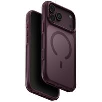 Uniq Veren Magclick Charging dėklas iPhone 18 Pro Max / 17 Pro Max – bordo