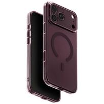 Uniq Airsuit Magclick Charging dėklas iPhone 18 Pro Max / 17 Pro Max – bordo