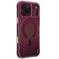 Uniq Coehl Vela Magnetic Charging dėklas iPhone 18 Pro Max / 17 Pro Max – bordo