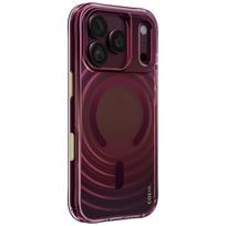 Uniq Coehl Vela Magnetic Charging dėklas iPhone 18 Pro / 17 Pro – bordo