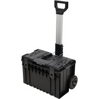 Yato įrankių dėžė ant ratukų 42B S1 YT-09166, 585x425x410mm, PP, 2 ratukai, 1 segmentas, teleskopinė rankena