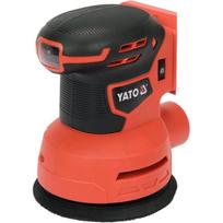 Yato ekscentrinis šlifuoklis YT-82753, 18V, 125mm, 0-12000 min⁻¹, 2mm, Li-Ion, IPX0, dulkių siurbimas, elektroninis reguliavimas