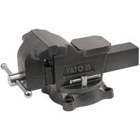 Yato Suoliuko spaustuvai YT-6502, 125mm, 5", pilkas ketus, sukamas, grūdintas plienas, plaktuko dažymas