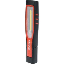 Yato dirbtuvių lempa YT-08524, 10W, 1000lm, 6500K, IP65, IK09, Li-Ion 3350mAh, USB Type-C, 4 režimai, 2 kabliai, magnetas