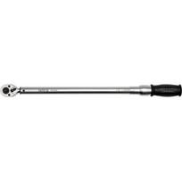 Yato dinamometrinis raktas YT-0754, 1/2", 60-340 Nm, ±4 %, 592-613 mm, 47-50 HRC, CRV 6140, PVC rankena, sukimosi jungiklis