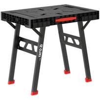 Yato sulankstomas darbo stalas YT-08953, 850x610x787 mm, 650 kg, PP ir metalas, stalviršis 852x608x90 mm, rankena