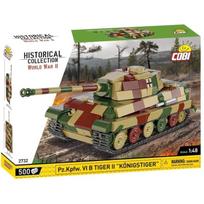 Cobi Klocki Konstruktorius Pz.Kpfw. VI B Tiger II Konigstiger COBI-2732, 1:48, 500 vnt, 8 metai, besisukanti bokštas