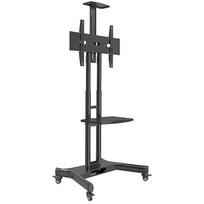 Hagor stovas HP Twin Stand 8209, 32-55 col., 45kg, VESA 600x400, juodas, grindų tvirtinimas, 1 ekranas