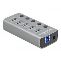 DeLOCK USB 3.2 Gen1 Hub + 4Po + 1SLK + ST + BE - 63262