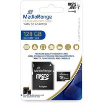 Mediarange atminties kortelė MR945, 128GB, Micro SDXC, Class 10, UHS-I U1, V10, 30MB/s skaitymas, 10MB/s rašymas
