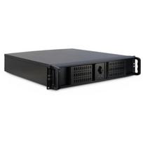 Inter-Tech serverio korpusas 2U-2098-SK 88887180, 2U, Micro-ATX, juodas, 2x USB 2.0, 1x 5.25", 1x 3.5", 7x 3.5", 3x 2.5", 2x 60mm
