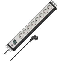 Brennenstuhl ilgintuvas 1156057018, 8 lizdai, 3m, 230V, 16A, H05VV-F 3G1,5mm², 19 colių, su jungikliu, vaikų sauga