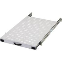 Digitus serverių spintos lentyna DN-19 TRAY-2-1000, 19 colių, 1 U, 1000 mm, 65 kg, ištraukiama, plienas, pilka
