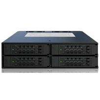 Icy Dock Adapteris MB994SP-4SB-1, 4x2.5 colio SATA 6Gbps, 5.25 colio, SAS, 4x SATA 7pin, Molex 4 pin, 2x 40mm ventiliatorius