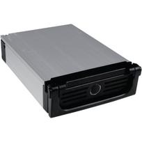 Icybox Laikiklis 99078, 1x 3,5 colio SATA HDD, aliuminis, plastikas, juodas, 1x išorinis SATA, 1x vidinis SATA
