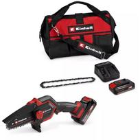 Einhell akumuliatorinis genėjimo grandininis pjūklas GE-PS 18/15 4600043, 18 V, 15.8 cm, 4.8 m/s, 3300 rpm, 1.1 mm, 0.05 l
