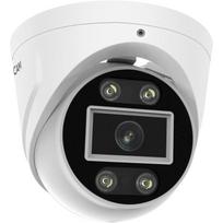 Foscam kupolinė kamera T8EP wh, 8MP, 3840x2160p, PoE, IP66, 20m IR, 100dB sirena, dvipusis audio, microSD iki 256GB, balta