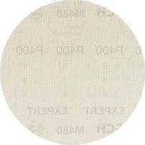 Bosch šlifavimo tinklelis EXPERT M480 2608900688, 125mm, 400, 50 vnt, atviras tinklelis, kabliukas ir kilpa, mediena ir dažai