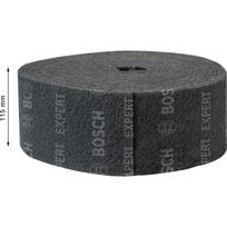 Bosch Expert fleece roll N880 Ultrafine S, 115mmx10m, sanding sheet (grey, 10 meter roll, for hand sanding)
