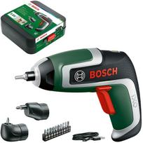 Bosch Belaidis atsuktuvas IXO 7 Set 06039E0001, 3,6V, 2Ah, 5,5Nm, 235aps/min, 1/4", 5mm, LED apšvietimas, USB įkrovimas
