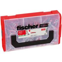 Fischer FIXtainer DUOPOWER kaiščių rinkinys 536161, 210 vnt, 120x 6x30mm, 60x 8x40mm, 30x 10x50mm, plastikas