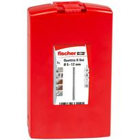 Fischer Hammer drill set Quattric II Set, SDS plus (5 pieces,  5-12mm)