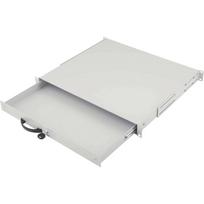 Digitus serverių spintos stalčius DN-19 KEY-1U, 1U, 483 mm, 400 mm, 25 kg, užrakinamas, ištraukiamas, plienas, RAL 7035