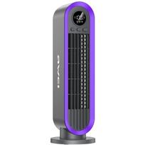Awei Kolonėlės ventiliatorius F52 AWE000290, 3600mAh, 3 greičiai, 90° svyravimas, USB-C, ekranas, pilkas