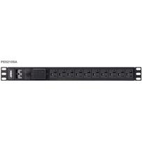 Aten maitinimo paskirstymo blokas PE0210SG-AT-G, 1U, 16A, 10x C13, 100-240V, 3840VA, 3m, aliuminio korpusas
