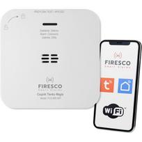 Firesco Anglies monoksido detektorius FCO-850 WF FIR-FCO-850 WF, 85dB, 2x1,5V AA, elektrocheminis jutiklis, WiFi, Tuya/Smart Life