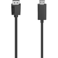 Hama vaizdo kabelio adapteris 200712, 1,5 m, DisplayPort į HDMI, 4096 x 2160 pikselių, 21,6Gbps, vytos poros šerdis