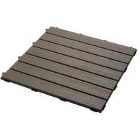 Smoby grindys sodo nameliui Life 7600810907WEB, 6x 45x45cm, rudos, plastikas, perdirbtas, neslysta, atsparus UV, nuo 24 mėn