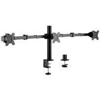 Logilink BP0107 Trigu monitorių laikiklis, 3 ekranai, 17-27", 7 kg rankai, 21 kg, VESA 75x75/100x100 mm, 360°, 90°, 25°