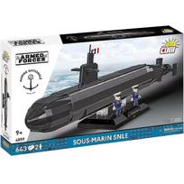 Cobi Klocki Konstruktorius Sous-Marin SNLE COBI-4859, 643 vnt., 1:300, Armed Forces, plastikas, juodas, nuo 9 m.