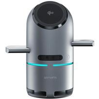 4Smarts dokinimo stotis ChargeBot Sound Qi2 4SM000032, 15W, 5W, 2,5W, Qi2, Bluetooth 5.3, LED apšvietimas, pilka