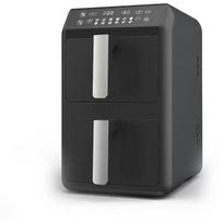 Feel-Maestro karšto oro gruzdintuvė MR-761, 2400W, 10L, 2x5L, 80-200°C, 12 programos, 60 min laikmatis, LCD ekranas, juoda