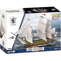 Cobi Klocki Konstruktorius HMS Victory COBI-20096, 2517 vnt., 1:144, 605x195x435 mm, audinio burės, takelažas, stendas