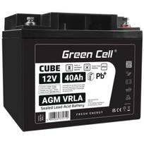 Green Cell Akumuliatorius AGM12V40AH-J, 12V, 40Ah, IP54, AGM VRLA, M8 varžtas, plūduriuojantis įkrovimas 13,5-13,8V