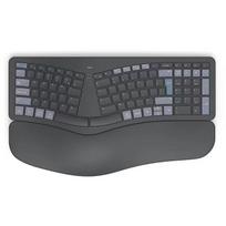 Hama ergonomiška klaviatūra WK-900 U8173071, belaidė, USB, Bluetooth, 96%, membraninė, 102 klavišai, 10 m, juoda