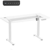 Ergo Office elektrinis stalas ER-400W, 70-112cm, 80kg, 16mm/s, 112.1cm, 50cm, baltas, plienas, aliuminis, plastikas