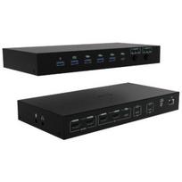 Stacja dokująca USB-C KVM Dock PRO Three Hosts Dual Video 2x Power Delivery max 92W