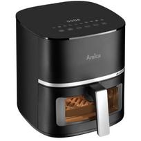 Amica karšto oro gruzdintuvė AFM 5020 1195097, 5.2l, 1600W, 200°C, 10 programos, LED ekranas, jutiklinis valdymas, šalta rankena