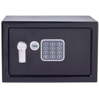 Yale Home seifas YEC/200/DB2, 8.6 l, 130 dB, 2 varžtai, elektroninė spyna, raktas, plienas, juodas