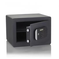 Yale Home namų seifas YSFM/250/EG1, 18.6 l, 15.7 kg, elektroninė spyna, raktas, pirštų atspaudų skaitytuvas, juodas, LCD ekranas