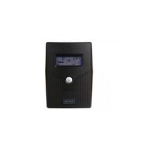 Digitus UPS line-interactive DN-170063-LCD-B, 600VA, 360W, 230V, 1x12V/7Ah, 2x Schuko CEE 7/3, AVR, LCD ekranas, kompaktiškas