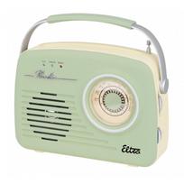 Eltra Radijas LUIZA RETRO SP-11, 5907727028560, 2W, FM, AM MW, MP3, USB, microSD, AUX, 3,5 mm, 1200mAh, USB-C