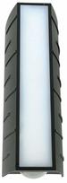 Sieninis lauko šviestuvas CristalRecord Morgan, 10W, LED, IP54, juoda sp., 55 cm x 145 cm