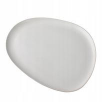 Lėkštė pietų Mondex Basic Nature, 32 cm x 26 cm x 2.5 cm, balta sp.
