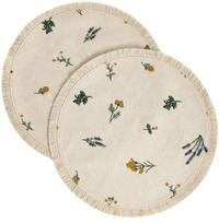 Stalo padėkliukas Homla Cravo 794940, 38 cm x 38 cm x 38 cm, 2 vnt., Rusva sp.