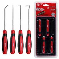Milwaukee 4 vnt. kabliukų rinkinys su rankenomis